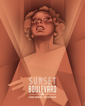 Sunset Blvd. movie poster (1950) wooden framed poster