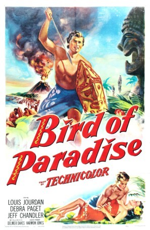 Bird of Paradise movie poster (1951) poster with hanger