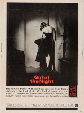 Girl of the Night movie poster (1960) poster with hanger