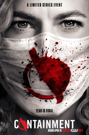 Containment movie poster (2015) pillow
