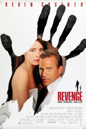 Revenge movie poster (1990) metal framed poster