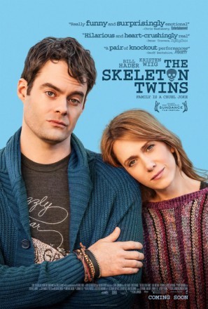 The Skeleton Twins movie poster (2014) canvas poster