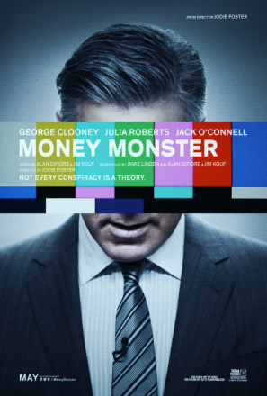 Money Monster movie poster (2016) wood print