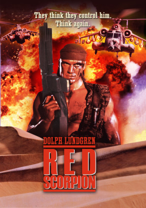 Red Scorpion movie poster (1988) pillow