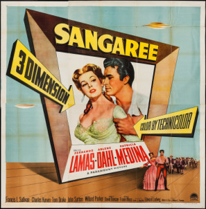 Sangaree movie poster (1953) mouse pad
