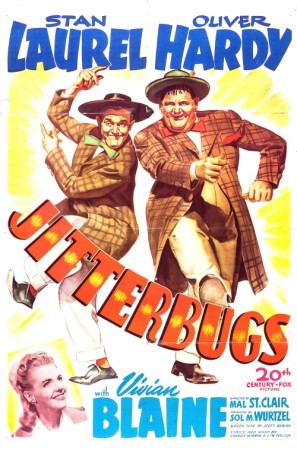 Jitterbugs movie poster (1943) canvas poster