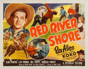 Red River Shore movie poster (1953) poster with hanger