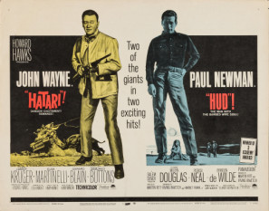 Hud movie poster (1963) t-shirt