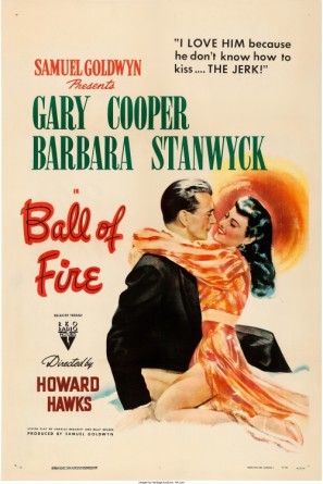 Ball of Fire movie poster (1941) canvas poster