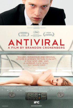 Antiviral movie poster (2012) pillow