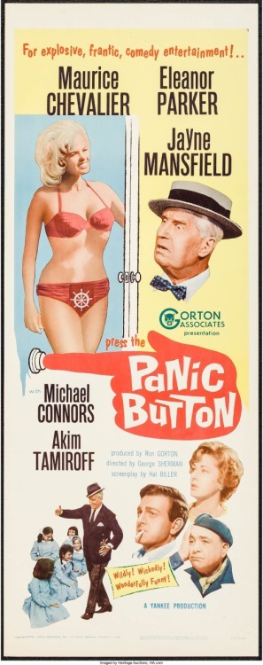 Panic Button movie poster (1964) Stickers MOV_o3di2rhw