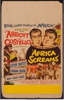 Africa Screams movie poster (1949) Mouse Pad MOV_o9xjhis0