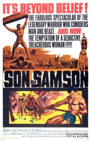 Maciste nella valle dei re movie poster (1960) metal framed poster