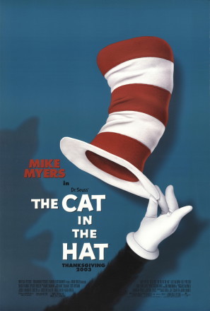 The Cat in the Hat movie poster (2003) pillow