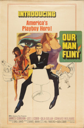 Our Man Flint movie poster (1966) t-shirt