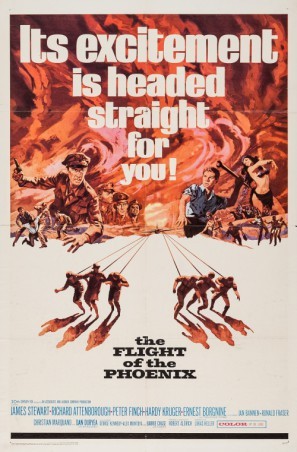 The Flight of the Phoenix movie poster (1965) poster with hanger