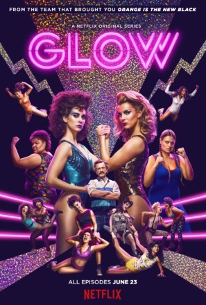 GLOW movie poster (2017) pillow