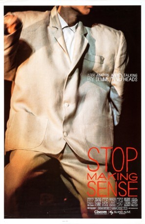 Stop Making Sense movie poster (1984) metal framed poster