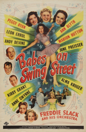 Babes on Swing Street movie poster (1944) poster