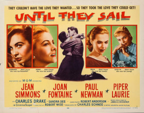 Until They Sail movie poster (1957) poster with hanger