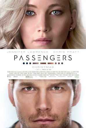 Passengers movie poster (2016) canvas poster