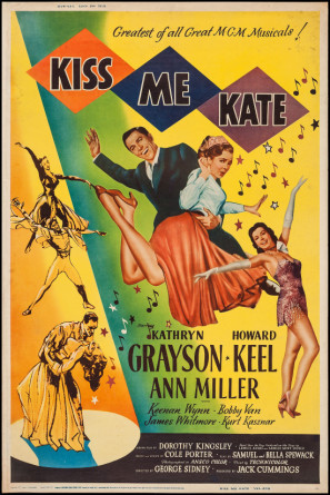 Kiss Me Kate movie poster (1953) canvas poster