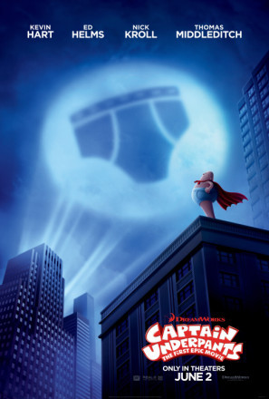 Captain Underpants movie poster (2017) sweatshirt