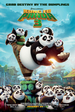 Kung Fu Panda 3 movie poster (2016) Stickers MOV_pqmhjhtc
