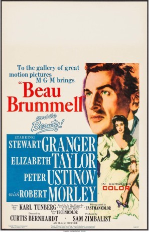 Beau Brummell movie poster (1954) t-shirt
