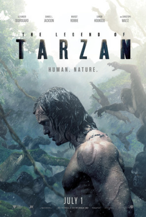 The Legend of Tarzan movie poster (2016) tote bag