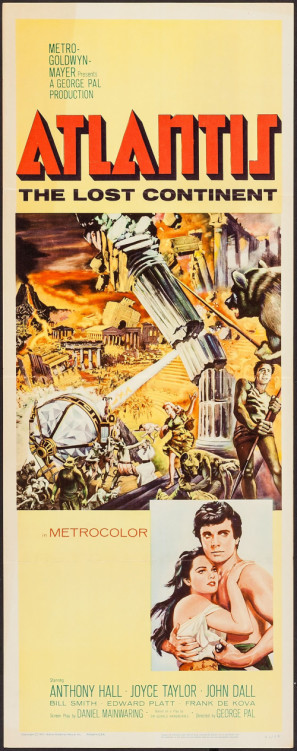 Atlantis, the Lost Continent movie poster (1961) wood print
