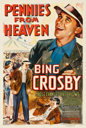 Pennies from Heaven movie poster (1936) canvas poster