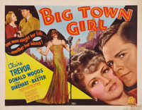 Big Town Girl movie poster (1937) hoodie #1316305
