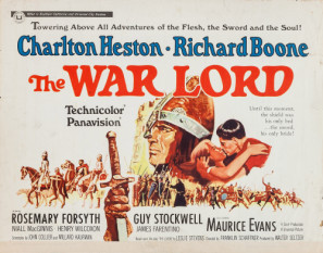The War Lord movie poster (1965) metal framed poster