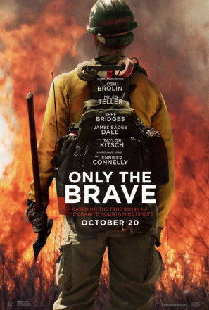 Only the Brave movie poster (2017) pillow