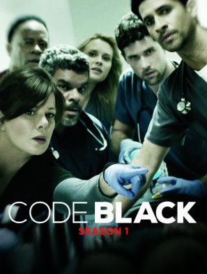 Code Black movie poster (2015) wood print