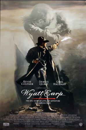 Wyatt Earp movie poster (1994) metal framed poster