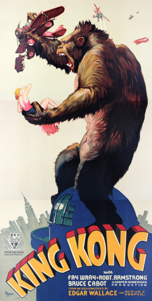 King Kong movie poster (1933) puzzle MOV_qgbeelsm