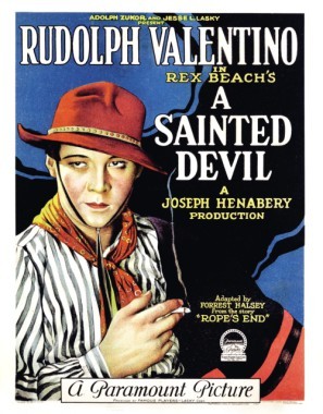 A Sainted Devil movie poster (1924) wooden framed poster