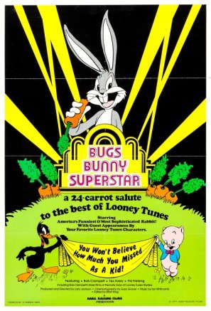 Bugs Bunny Superstar movie poster (1975) metal framed poster