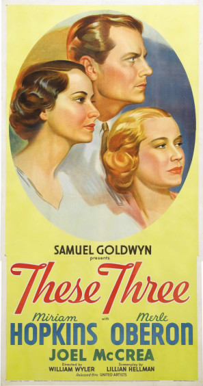 These Three movie poster (1936) pillow