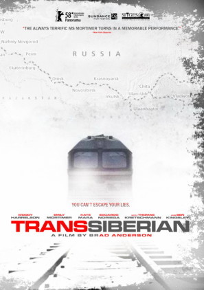 Transsiberian movie poster (2008) t-shirt