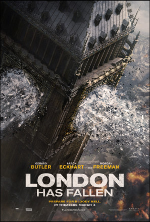 London Has Fallen movie poster (2016) canvas poster