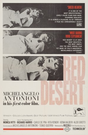 Il deserto rosso movie poster (1964) wooden framed poster