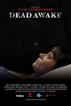 Dead Awake movie poster (2017) Stickers MOV_rmdjtlbl