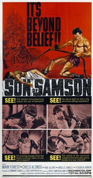 Maciste nella valle dei re movie poster (1960) metal framed poster