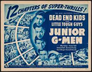 Junior G-Men movie poster (1940) metal framed poster