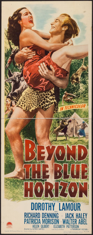 Beyond the Blue Horizon movie poster (1942) poster with hanger