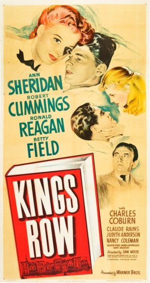 Kings Row movie poster (1942) pillow