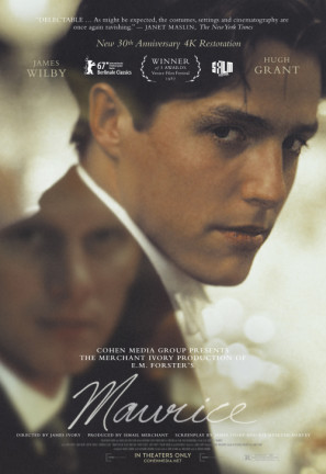 Maurice movie poster (1987) pillow